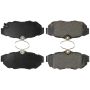 CENTRIC PARTS 103.14650 C-Tek Ceramic Brake Pads with Shims
