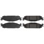 CENTRIC PARTS 103.15080 C-Tek Ceramic Brake Pads with Shims