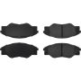 CENTRIC PARTS 103.15230 C-Tek Ceramic Brake Pads with Shims