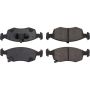CENTRIC PARTS 103.15680 C-Tek Ceramic Brake Pads with Shims