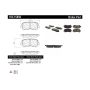 CENTRIC PARTS 103.15850 C-Tek Ceramic Brake Pads with Shims