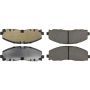 CENTRIC PARTS 103.15890 C-Tek Ceramic Brake Pads with Shims