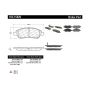 CENTRIC PARTS 103.15920 C-Tek Ceramic Brake Pads with Shims