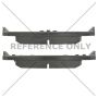 CENTRIC PARTS 103.17070 C-Tek Ceramic Brake Pads with Shims