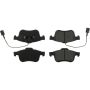 CENTRIC PARTS 103.17211 C-Tek Ceramic Brake Pads with Shims
