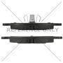 CENTRIC PARTS 103.17550 C-Tek Ceramic Brake Pads with Shims
