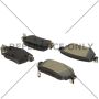 CENTRIC PARTS 103.19650 C-Tek Ceramic Brake Pads with Shims