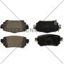 CENTRIC PARTS 103.19650 C-Tek Ceramic Brake Pads with Shims