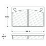 CENTRIC PARTS 104.00430 Posi Quiet Semi-Metallic Brake Pads