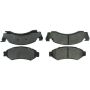 CENTRIC PARTS 104.00501 Posi Quiet Semi-Metallic Brake Pads with Hardware