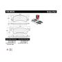 CENTRIC PARTS 104.00520 Posi Quiet Semi-Metallic Brake Pads with Hardware