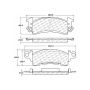 CENTRIC PARTS 104.00521 Posi Quiet Semi-Metallic Brake Pads with Hardware