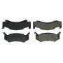 CENTRIC PARTS 104.01230 Posi Quiet Semi-Metallic Brake Pads with Hardware