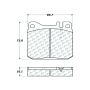 CENTRIC PARTS 104.01451 Posi Quiet Semi-Metallic Brake Pads