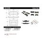 CENTRIC PARTS 104.01540 Posi Quiet Semi-Metallic Brake Pads with Hardware