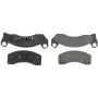 CENTRIC PARTS 104.02000 Posi Quiet Semi-Metallic Brake Pads with Hardware