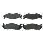 CENTRIC PARTS 104.02030 Posi Quiet Semi-Metallic Brake Pads with Hardware