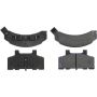 CENTRIC PARTS 104.02150 Posi Quiet Semi-Metallic Brake Pads with Hardware