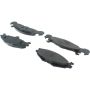 CENTRIC PARTS 104.02190 Posi Quiet Semi-Metallic Brake Pads with Hardware