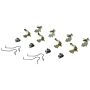 CENTRIC PARTS 104.02420 Posi Quiet Semi-Metallic Brake Pads with Hardware