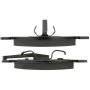 CENTRIC PARTS 104.02570 Posi Quiet Semi-Metallic Brake Pads with Hardware
