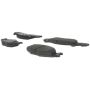 CENTRIC PARTS 104.02590 Posi Quiet Semi-Metallic Brake Pads with Hardware