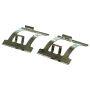 CENTRIC PARTS 104.02700 Posi Quiet Semi-Metallic Brake Pads with Hardware