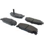 CENTRIC PARTS 104.02730 Posi Quiet Semi-Metallic Brake Pads with Hardware