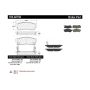 CENTRIC PARTS 104.02750 Posi Quiet Semi-Metallic Brake Pads