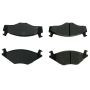 CENTRIC PARTS 104.02800 Posi Quiet Semi-Metallic Brake Pads with Hardware