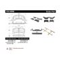 CENTRIC PARTS 104.02890 Posi Quiet Semi-Metallic Brake Pads