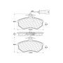 CENTRIC PARTS 104.02900 Posi Quiet Semi-Metallic Brake Pads