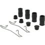CENTRIC PARTS 104.03220 Posi Quiet Semi-Metallic Brake Pads with Hardware