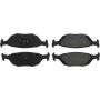 CENTRIC PARTS 104.03220 Posi Quiet Semi-Metallic Brake Pads with Hardware
