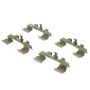CENTRIC PARTS 104.03330 Posi Quiet Semi-Metallic Brake Pads with Hardware