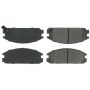 CENTRIC PARTS 104.03340 Posi Quiet Semi-Metallic Brake Pads with Hardware