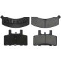CENTRIC PARTS 104.03700 Posi Quiet Semi-Metallic Brake Pads with Hardware