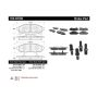 CENTRIC PARTS 104.03760 Posi Quiet Semi-Metallic Brake Pads with Hardware