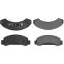 CENTRIC PARTS 104.03870 Posi Quiet Semi-Metallic Brake Pads with Hardware