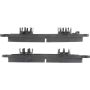 CENTRIC PARTS 104.04120 Posi Quiet Semi-Metallic Brake Pads with Hardware