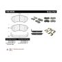 CENTRIC PARTS 104.04220 Posi Quiet Semi-Metallic Brake Pads with Hardware