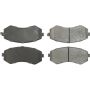 CENTRIC PARTS 104.04220 Posi Quiet Semi-Metallic Brake Pads with Hardware