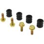 CENTRIC PARTS 104.04230 Posi Quiet Semi-Metallic Brake Pads with Hardware