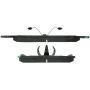 CENTRIC PARTS 104.04310 Posi Quiet Semi-Metallic Brake Pads with Hardware