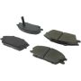 CENTRIC PARTS 104.04400 Posi Quiet Semi-Metallic Brake Pads with Hardware