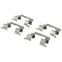 CENTRIC PARTS 104.04400 Posi Quiet Semi-Metallic Brake Pads with Hardware