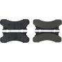 CENTRIC PARTS 104.04500 Posi Quiet Semi-Metallic Brake Pads with Hardware