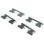 CENTRIC PARTS 104.04510 Posi Quiet Semi-Metallic Brake Pads with Hardware