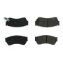 CENTRIC PARTS 104.04510 Posi Quiet Semi-Metallic Brake Pads with Hardware