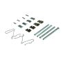 CENTRIC PARTS 104.04730 Posi Quiet Semi-Metallic Brake Pads with Hardware